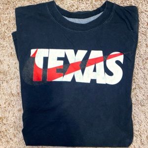 Nike Texas swoosh black graphic tee